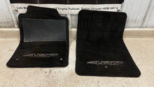 Load image into Gallery viewer, 08 13 Corvette C6 427 Floor Mats Black Front Driver Passenger RH LH Logo Pair