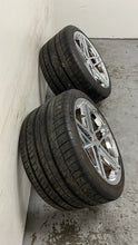 Load image into Gallery viewer, 06 13 C6 Corvette Z06 Speedline 19x12 Rear Wheels Tires 19'' Chrome 9594356 GM