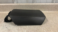 Load image into Gallery viewer, 2010 2015 Camaro SS Center Console Lid Arm Rest OEM GM Leather Black Factory 33K
