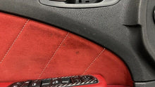 Load image into Gallery viewer, 12 14 Dodge Charger SRT Red Suede Door Panels Front Rear Set Driver Passenger