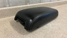 Load image into Gallery viewer, 11 14 Dodge Charger SRT Black Leather Center Console Lid Armrest Factory Mopar