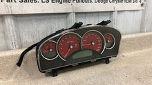 Load image into Gallery viewer, 04 06 Pontiac GTO Gauge Instrument Cluster 98K Speedometer 92172960 Red Manual