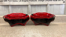 Load image into Gallery viewer, 10 15 Camaro SS Rear Driver Passenger Brembo Brake Calipers Pair OEM 53K Red