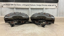 Load image into Gallery viewer, 05 13 Chevrolet Corvette C6 Z06 Front Brake Calipers 6 Piston Set Brakes OEM 3K