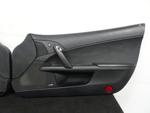 Load image into Gallery viewer, 05 13 Corvette C6 Driver Passenger Interior Door Trim Panels Black Pair OEM 56K