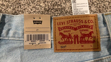 Load image into Gallery viewer, NWT Women's Levi's 501 Denim Cut Off Shorts Size 27 Light Distressed High Rise
