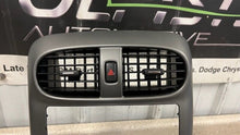 Load image into Gallery viewer, 05 13 C6 Corvette Gray Center Console Radio Trim Switches GM OEM Surround Boot