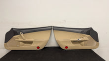 Load image into Gallery viewer, 05 13 Corvette C6 Z06 Driver Passenger Interior Door Trim Panels Cashmere Black