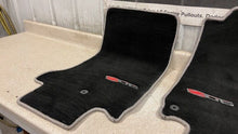 Load image into Gallery viewer, 2006 Corvette C6 Z06 Aftermarket Floor Mat Black Front Driver Passenger RH LH
