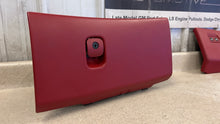 Load image into Gallery viewer, 05 13 C6 Corvette Factory Red Glove Box Dash Driver Knee Bolster Trim Side Panel