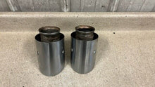 Load image into Gallery viewer, 12 14 Dodge Charger Chrysler 300 Factory Tailpipe Exhaust Tips Pair 68206399AA