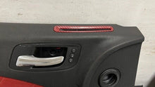 Load image into Gallery viewer, 12 14 Dodge Charger SRT Red Suede Door Panels Front Rear Set Driver Passenger