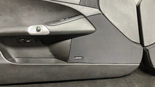 Load image into Gallery viewer, 05 13 Corvette C6 Z06 Driver Passenger Interior Door Trim Panels Black Pair