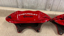 Load image into Gallery viewer, 10 15 Camaro SS Front Driver Passenger Brembo Brake Calipers Pair OEM 53K Red