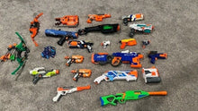 Load image into Gallery viewer, NERF Guns Lot Parts Accessories Used Ammo Bow Elite