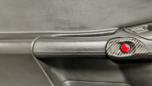 Load image into Gallery viewer, 05 13 Corvette C6 Z06 Driver Passenger Interior Door Trim Panels Black Pair OEM