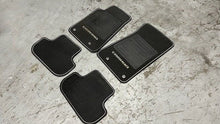 Load image into Gallery viewer, 12 15 Chevrolet Camaro SS Front Rear Left Right Floor Mats GM Black Cloth 46K