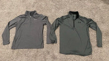 Load image into Gallery viewer, 2 Men's Under Armour Tech 2.0 Long Sleeve 1/2 Zip Heather Gray Size Medium