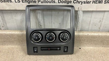 Load image into Gallery viewer, 11 14 Dodge Challenger SRT-8 Radio Trim Panel HVAC Controls 55111463AD Climate