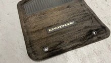 Load image into Gallery viewer, 11 14 Dodge Challenger Front Rear Black Cloth Carpet Floor Mats 4 Mopar LH RH