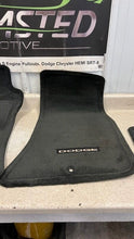 Load image into Gallery viewer, 12 15 Dodge Challenger Front Rear Black Floor Mats Mopar LH RH Set Logo