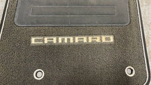 Load image into Gallery viewer, 12 15 Chevrolet Camaro SS Front Rear Left Right Floor Mats GM Black Cloth