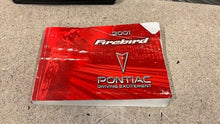 Load image into Gallery viewer, 2001 Pontiac Firebird Trans AM Owners Manual Booklet Warranty 01 Guide Case