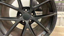 Load image into Gallery viewer, 05 13 Corvette C6 Z06 Speedline Rear 19'' Black Wheel GM 9596791 19X12 Rim