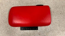 Load image into Gallery viewer, 1997 2002 Camaro SS Firebird WS6 Center Console Lid Arm Rest Aftermarket Red