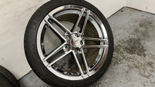 Load image into Gallery viewer, 06 13 C6 Corvette Z06 Speedline 19x12 Rear Wheels Tires 19'' Chrome 9594356 GM