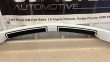 Load image into Gallery viewer, 10 13 Camaro SS Rear Trunk Spoiler Factory OEM GM 22797755 Black White Deck Lid