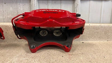 Load image into Gallery viewer, 10 15 Camaro SS Front Driver Passenger Brembo Brake Calipers Pair OEM 53K Red