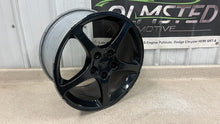 Load image into Gallery viewer, 00 04 Chevrolet Corvette C5 Rear Speedline 18x9.5 Wheel Rim GM 9594182 Black 18'