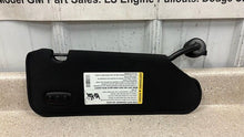 Load image into Gallery viewer, 05 13 Corvette Z06 C6 Driver Sun Visor Left GM Shade Garage Opener Black OEM