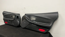 Load image into Gallery viewer, 97 04 Chevrolet Corvette C5 Right Left Door Panels Black Passenger Driver OEM GM