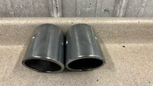 Load image into Gallery viewer, 12 14 Dodge Charger Chrysler 300 Factory Tailpipe Exhaust Tips Pair 68206399AA