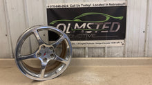 Load image into Gallery viewer, 00 04 Chevrolet Corvette C5 Rear 18x9.5 Wheel Rim GM 9593799 Polished OEM 18''