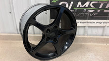 Load image into Gallery viewer, 00 04 Chevrolet Corvette C5 Rear Speedline 18x9.5 Wheel Rim GM 9594182 Black 18'