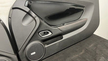 Load image into Gallery viewer, 10 15 Chevrolet Camaro SS Interior Right Left Door Panel Pair OEM Black Panels