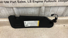 Load image into Gallery viewer, 05 13 Corvette Z06 C6 Driver Sun Visor Left GM Shade Garage Opener Black OEM