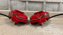 Load image into Gallery viewer, 06 13 Corvette C6 Z06 Rear Brake Calipers 4 Piston Set Red Brakes NICE! 5K MILES