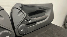 Load image into Gallery viewer, 10 15 Chevrolet Camaro SS Interior Right Left Door Panel Pair OEM Black Panels
