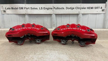 Load image into Gallery viewer, 05 13 Chevrolet Corvette C6 Z06 Front Brake Calipers 6 Piston Set Brakes OEM 21K