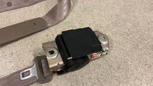 Load image into Gallery viewer, 96 02 Firebird Trans AM Front Seat Belt Retractor Belts Right Left GM Pair Tan