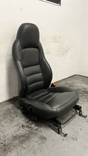 Load image into Gallery viewer, 05 13 Corvette C6 Passenger Leather Seat Black GM OEM Manual Non Heated Tracks