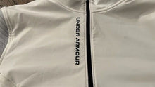 Load image into Gallery viewer, Under Armour Storm Evolution Daytona Hybrid Half Zip Golf Men's Large White Gray