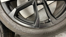 Load image into Gallery viewer, 12 15 Camaro ZL1 Front Rear Wheels Tires 20x10 20x11 20'' Black GM 22798740