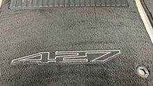Load image into Gallery viewer, 08 13 Corvette C6 427 Floor Mats Black Front Driver Passenger RH LH Logo Pair
