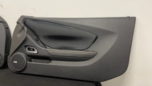 Load image into Gallery viewer, 10 15 Camaro SS Interior Right Left Door Panel Pair Yellow Stitching OEM GM 39K