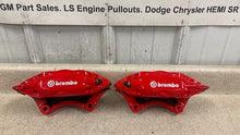 Load image into Gallery viewer, 08 20 Dodge Charger SRT8 Brembo Rear Left Right Brake Calipers Challenger Red